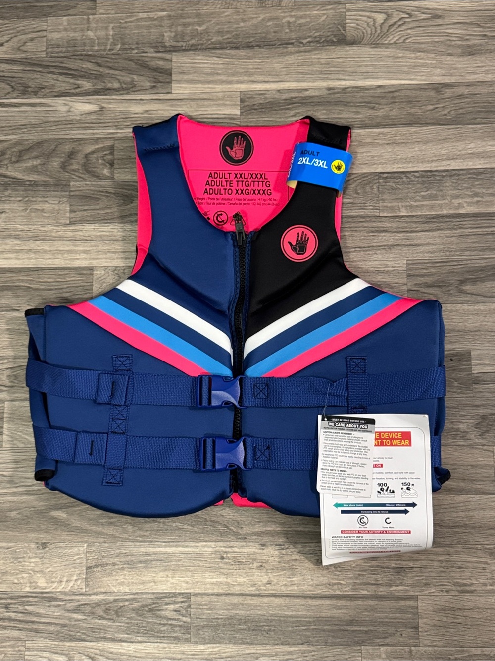 NWT Body Glove adult 2XL/3XL life vest